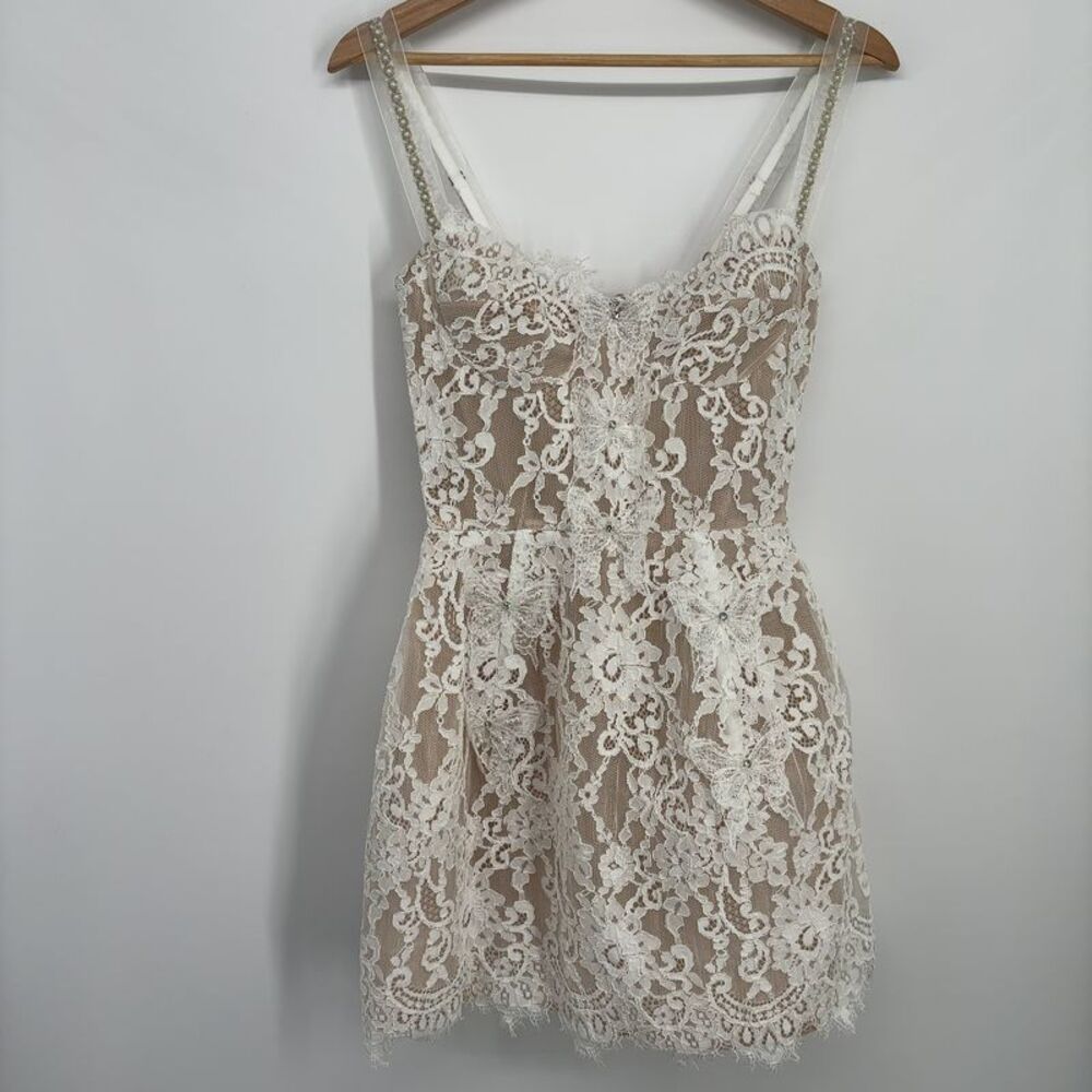 Bronx and Banco Colette Lace Mini Dress